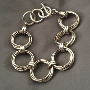 Silpada Sterling Silver Circle Bracelet